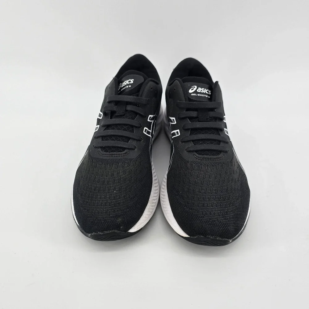 Asics Gel-Excite 9 Mens Running Shoes Black White 1011B338 Athletic Sneakers 8.5